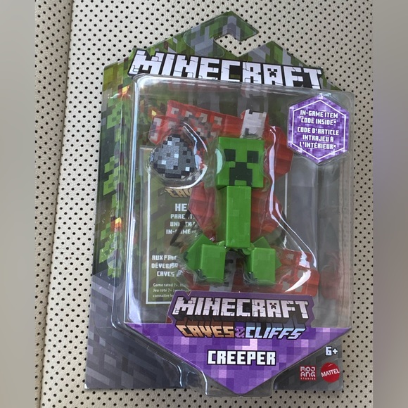 Minecraft Caves & Cliffs - Creeper Action Figure - Picture 1 of 2